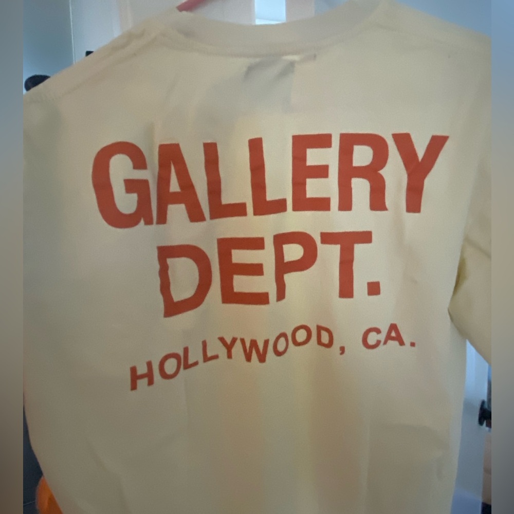 Gallery Dept Apricot T-shirt Size L In Orange